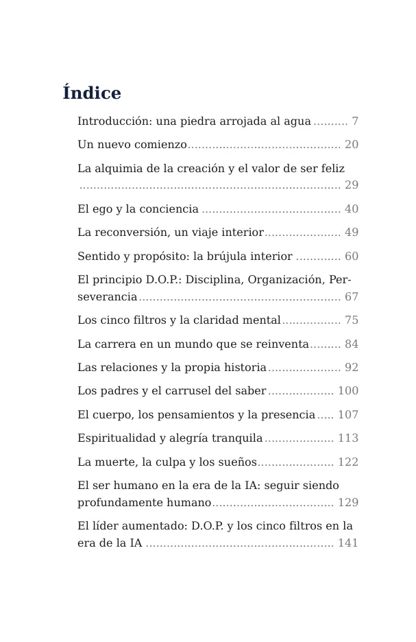 El índice