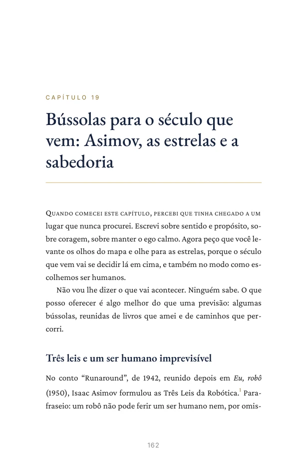 Do capítulo sobre Asimov e as Três Leis